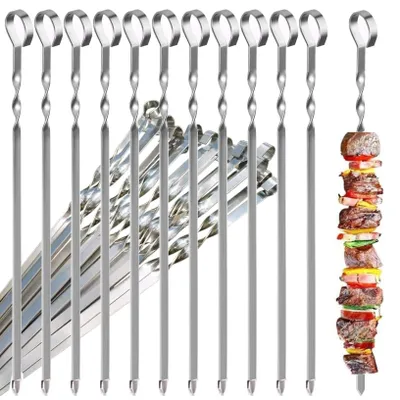 Immagine prodotto di Set di 30 spiedini in acciaio inossidabile per carne e verdure