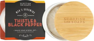 Produktbild von Scottish Fine Soaps Rasierset Thistle & Black Pepper 2-teilig