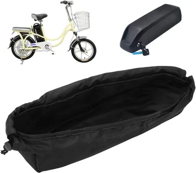 Productafbeelding van Regenhoes accu e-bike - 1680D Oxford - Waterdicht - Stof- en modderbescherming