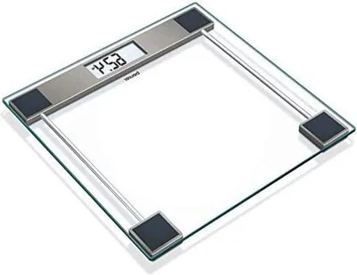 Immagine prodotto di Bilancia digitale in vetro da 150 kg con display LCD trasparente