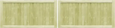 Obrázek produktu pro vidaXL Zahradní branky 2 ks. Borovice Impregnované 300x75 cm