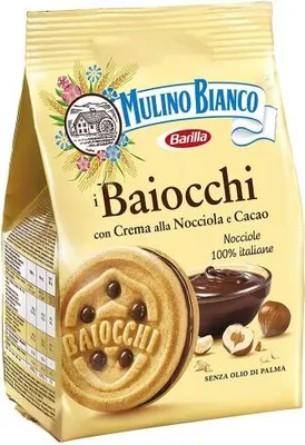 Produktbild von Baiocchi Sahnekekse 260g - Mulino Bianco