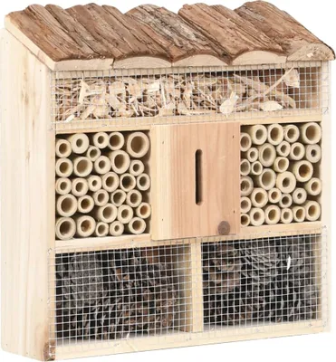 Image de Hôtel à insectes 30x10x30 cm Bois de sapin