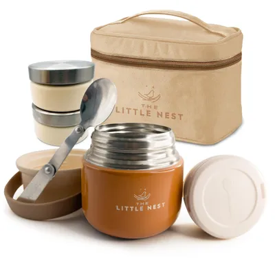 Image de Biberon thermos pour bébé, à double paroi isolante, 300 ml, idéal pour les déplacements