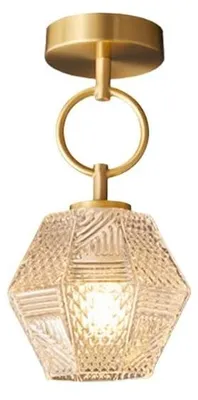 Zdjęcie produktu dla Nowoczesna lampa sufitowa z kloszem szklanym