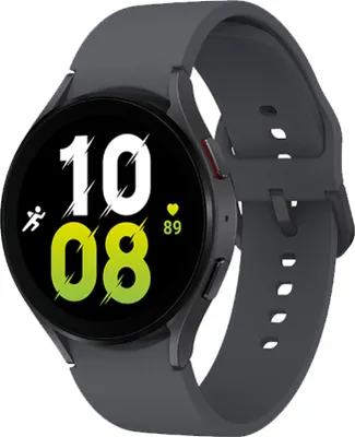 Produktbild von Samsung Galaxy Watch5 - 44 mm - Carbon-Schwarz - intelligente Uhr mit Sportband - Anzeige 3.46 cm (1.4 Zoll)