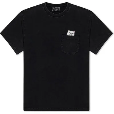 Produktbild von T-Shirt RIPNDIP LORD NERMAL POCKET – schwarz – XL