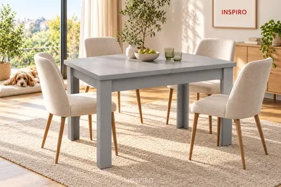 Stół INSPIRO w jadalni – miejsce na wspólne posiłki z bliskimi