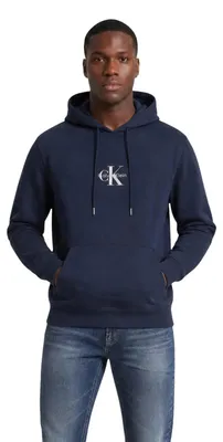 Produktbild von Calvin Klein Jeans 520099 Herren Kapuzenpullover Blau : Größe - M Größe: M