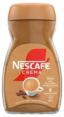 Zdjęcie produktu dla NESCAFÉ Crema Kawa rozpuszczalna 100g