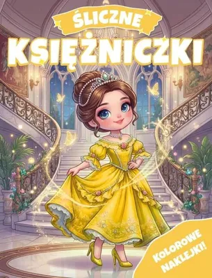 Image de De jolies princesses. Livre de coloriage avec des autocollants - œuvre collective