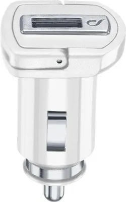 Produktbild von Cellularline USB Adaptive Fast Charger 15W - Samsung, Auto, Zigarettenanzünder, Weiß