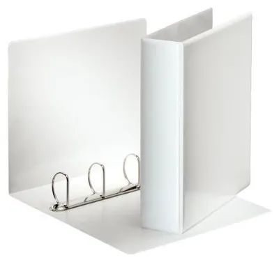 Produktbild von Esselte Präsentations Ringbuch Essentails Rückenbreite: 85 mm A4 weiß 4D Ring