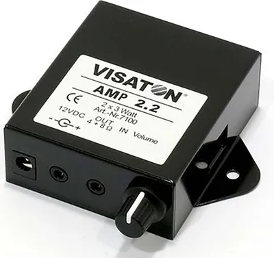 Zdjęcie produktu dla Visaton AMP 2.2, 2.0 kan., 3,3 W, 61 dB, 3,3 W, 2,1 W, 60 mV