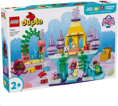 Obrázok produktu pre LEGO DUPLO Arielin čarovný podmorský palác, Stavebnica, 2 rok / roky, Plast, 116 kusov, 1,97 kg