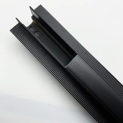 Image de Rail Magnétique Encastré 48V 2m NOIR