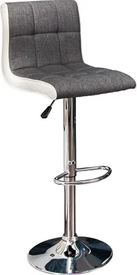 Zdjęcie produktu dla Stołek barowy Modena 90115cm szaro-biały 36829