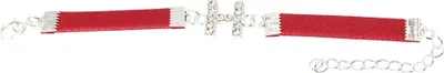 Produktbild von Buchstaben Armband Strass Freundschaft Rot H