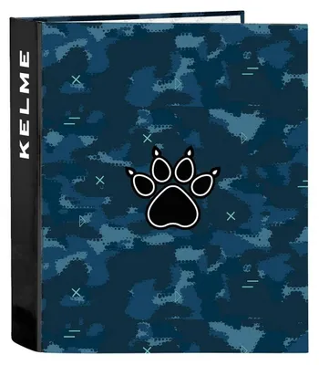 Produktbild von Ringbuch Kelme Break Schwarz Marineblau A4 (40 mm)