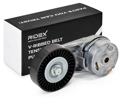 Produktbild von RIDEX 310T0066 Spannrolle Keilrippenriemen für OPEL ZAFIRA B (A05) Astra G CC (T98) Zafira A (T98) Vectra C Caravan (Z02) Vectra C Limousine (Z02)