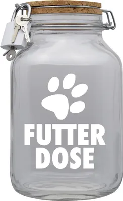 Produktbild von Spardose Geld Geschenk Ideen Futter Dose Transparent Größe XXL 3 Liter