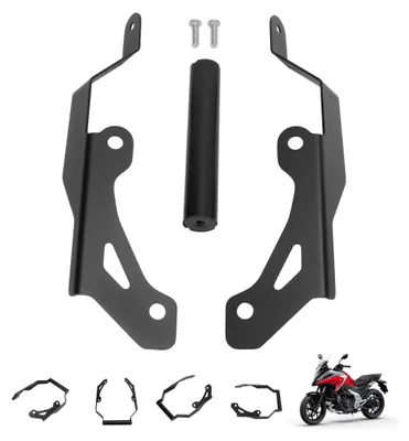 Zdjęcie produktu dla Uchwyt nawigacyjny aluminiowy - Mocowanie telefonu do motocykla - Zamiennik standardowego uchwytu do modelu NC750X - Wytrzymały na uderzenia - Trwały - Łatwy w montażu