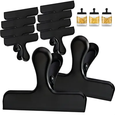 Produktbild von Wilhelm Sell® 10x Verschlussklammern - Edelstahl Verschlussclips - 10 cm