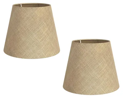 Lampenschirm Jute Natur-Beige Ø 200 mm, 2 Stück