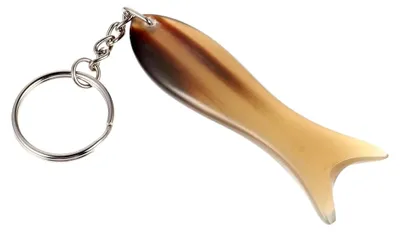 Produktbild von Gua Sha Hornschaberplatte für Massage in Fischform