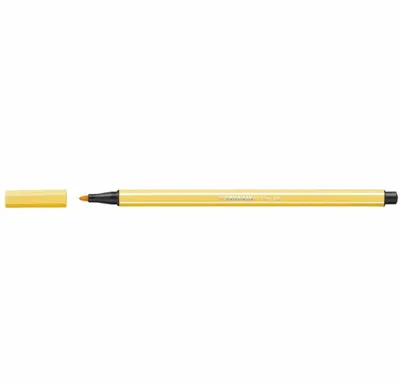 Obrázek produktu pro STABILO Pen 68, 1 barva/barev, Žlutá, Kuličkový hrot, 1 mm, Žlutá, Šestihranný
