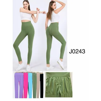 Produktbild von Damen Gym Fitness Leggings sportleggings Jogging Sport Bottoms Frauen Yoga Onesize Blau