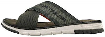 Imagen del producto de Zapatos de hombre Tom Tailor, tipo sandalia, color verde, para uso casual