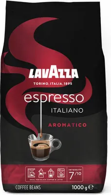 Produktbild von Lavazza Espresso Italiano Aromatico 1kg, 1 kg, Kaffee, Espresso, Medium geröstet, 1 Stück(e), 1 kg, Faltenbeutel aus Papier