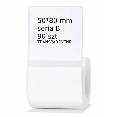 Image de .NIIMBOT Étiquettes pour B21 B3S TRANSPARENT 50*80mm