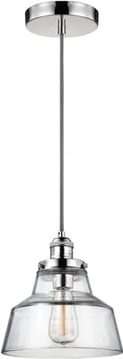 Produktbild von Elstead Baskin Hängeleuchte E27 26cm Poliertes Nickel
