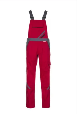 Produktbild von Planam Latzhose Highline Damen, Gr. 42 rot/schiefer/schwarz