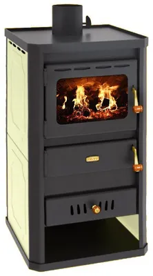 Produktbild von Wasserführender Kaminofen Holzofen Prity S2W10 6.2 + 10 kw EEK-A