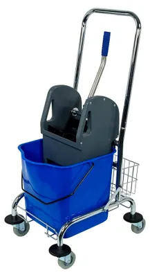 Produktbild von Fahreimer 27 Liter mit einem Eimer für Reinigung