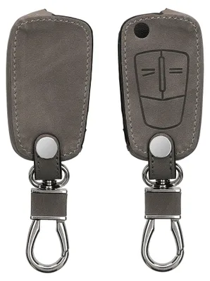 Produktbild von kwmobile Schlüsselhülle für Opel Vauxhall 2-Tasten Klappschlüssel Autoschlüssel Hülle - Autoschlüssel Schlüssel Hülle - Schlüsselcover aus Kunstleder