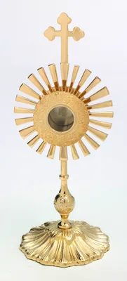 Produktbild von Reliquiar vergoldet Höhe 33 cm