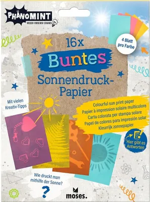 Produktbild von PhänoMINT Buntes Sonnendruckpapier