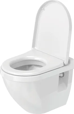 Produktbild von Duravit Wand-WC, Tiefspüler Starck 3 Compact 36,5x48cm, 4,5 l, weiß WonderGliss