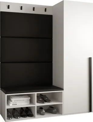 Produktbild von Garderobe MIRO Set 6 mit gepolsterten Paneelen Industrial Design