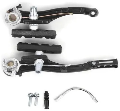 Productafbeelding van Aluminium V-remset voor fietsen, 24"/26" - 2-delig set - 127 x 26 mm - Aluminiumlegering