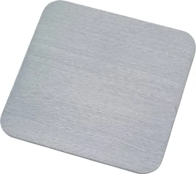 Produktbild von Kerzenteller Aluminium Silber 12x12cm Kerzenhalter Untersetzer Tischdekoration