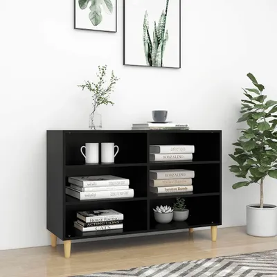 Obrázok produktu pre vidaXL Príborník čierny 103,5x35x70 cm odvodený výrobok z dreva