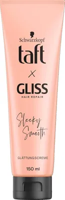 Produktbild von Schwarzkopf taft x Gliss Hair Repair Glättungscreme Sleeky Smooth 150ml Styling für glattes Haar