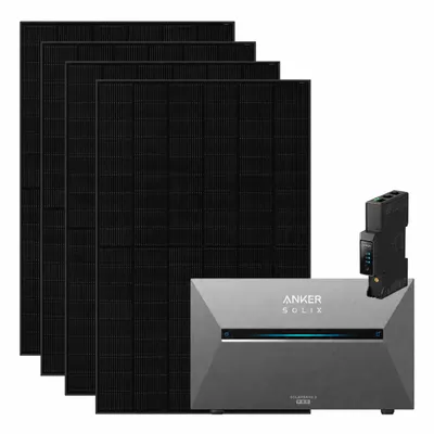 Produktbild von Balkonkraftwerk 1820W BKW Anker Solarbank 3 Pro E2700 mit Smart Meter, Monokristallin, IP65