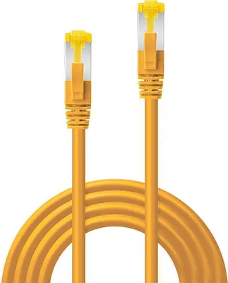 Image de LINDY Patchkabel Cat6A RJ45 S/FTP Cat7 LSZH Kabel gelb 7,5m