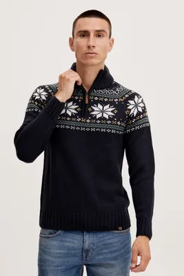 Immagine prodotto di 11 Progetto PRTim - 20715244ME. Maglione da uomo, modello "Troyer", lavorazione grossa